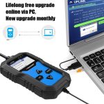 KONNWEI KW350 OBDII 12V Autodiagnose-Detektorscanner mit 2-Zoll-Schwarzweiß-Bildschirm V007 für Audi / Volkswagen – Bild 17