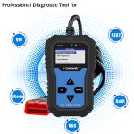 KONNWEI KW350 OBDII 12V Autodiagnose-Detektorscanner mit 2-Zoll-Schwarzweiß-Bildschirm V007 für Audi / Volkswagen – Bild 3