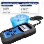 KONNWEI KW350 OBDII 12V Autodiagnose-Detektorscanner mit 2-Zoll-Schwarzweiß-Bildschirm V007 für Audi / Volkswagen – Bild 8