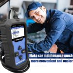 KONNWEI KW350 OBDII 12V Autodiagnose-Detektorscanner mit 2-Zoll-Schwarzweiß-Bildschirm V007 für Audi / Volkswagen – Bild 9