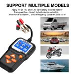 KONNWEI KW650 6V-12V Auto-Motorradbatterie-Rasenmäherdetektor mit 2,4-Zoll-Farbdisplay und Wellenformdiagramm – Bild 7