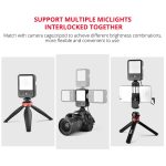 YELANGU LED02 Live-Übertragung Micro Film Reporter Interview Aufnahme Mikrofon Licht – Bild 12