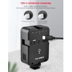 YELANGU LED02 Live-Übertragung Micro Film Reporter Interview Aufnahme Mikrofon Licht – Bild 13