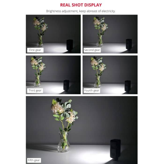 YELANGU LED02 Live-Übertragung Micro Film Reporter Interview Aufnahme Mikrofon Licht – Bild 20