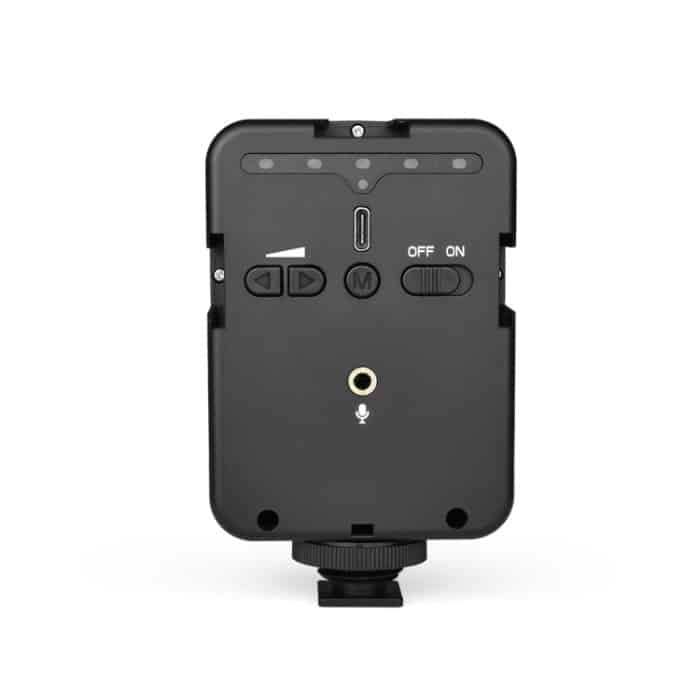 YELANGU LED02 Live-Übertragung Micro Film Reporter Interview Aufnahme Mikrofon Licht – Bild 3