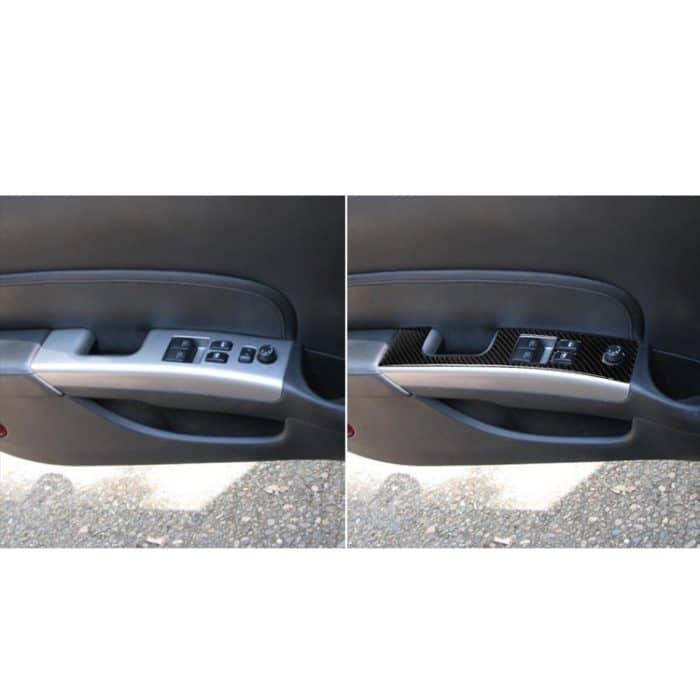 Auto Carbon Fiber Glass Lift dekorative Aufkleber für Nissan 350z 2006-2009, Linksantrieb – Bild 6