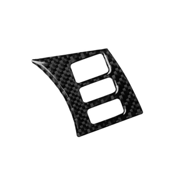 Auto Carbon Lenkrad Knopfrahmen dekorative Aufkleber für Nissan 350z 2006-2009 – Bild 3