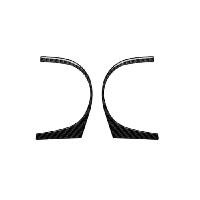 Auto Kohlefaser Autotür Wasserbecher Loch dekorative Aufkleber für Nissan 350z 2006-2009 – Bild 1