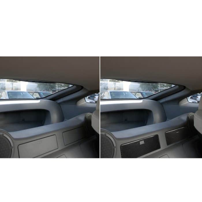 Auto Carbon Fiber hinten Aufbewahrungsbox dekorative Aufkleber für Nissan 350z 2006-2009 – Bild 6