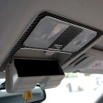 Auto Carbon Faser Hardtop Leselampe dekorative Aufkleber für Nissan 350z 2006-2009 – Bild 5