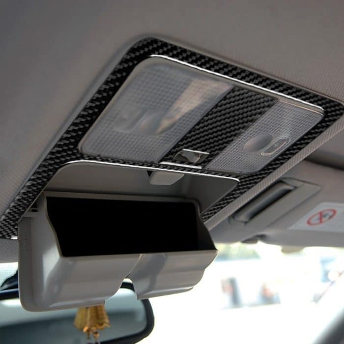 Auto Carbon Faser Hardtop Leselampe dekorative Aufkleber für Nissan 350z 2006-2009 – Bild 5