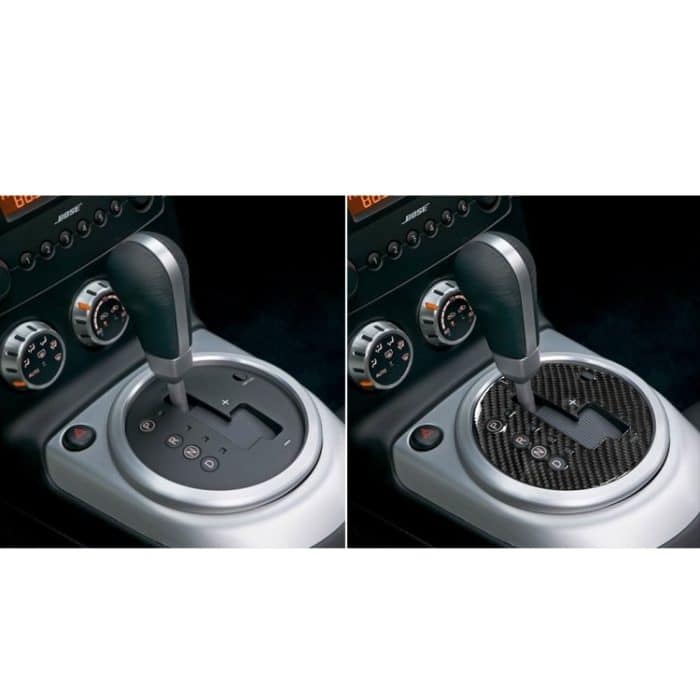 Auto Carbon Fiber Gear Automatikgetriebe Panel dekorative Aufkleber für Nissan 350z 2006-2009, Rechtsantrieb – Bild 6