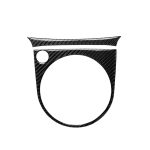 Auto Carbon Fiber Gears Panel dekorative Aufkleber für Nissan 350z 2006-2009, Linksantrieb