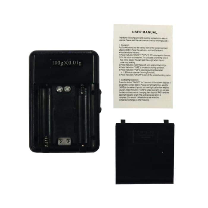 ATP-188 Tragbare digitale Gepäckwaage mit digitaler MIni-Tasche (0,01 g ~ 100 g), ausgenommen Batterien – Bild 5