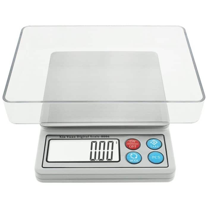 XY-8006 600 g x 0,01 g 2,2 Zoll LCD Professional Portable Digital Gold Jewellery Scale – Bild 1