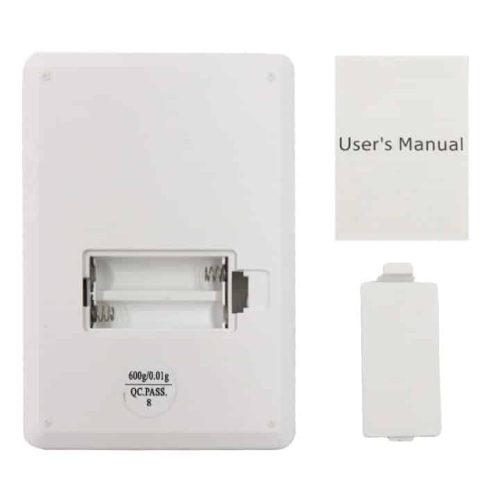 XY-8006 600 g x 0,01 g 2,2 Zoll LCD Professional Portable Digital Gold Jewellery Scale – Bild 5