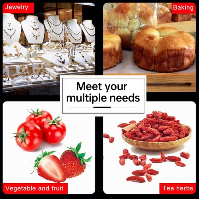 MH-555 6kg x 0,1g Hochgenauigkeit digitaler elektronischer tragbarer küchenskala-Balance-Gerät mit 2,2-Zoll-LCD-Bildschirm – Bild 10