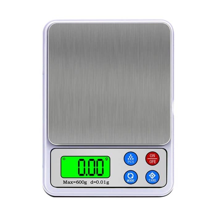 MH-555 600G x 0,01G Hohe Genauigkeit digitaler elektronischer tragbarer Küchenskala-Balance-Gerät mit 2,2-Zoll-LCD-Bildschirm – Bild 2