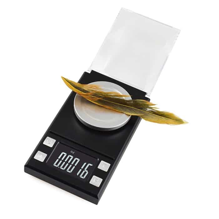 MH-8028 50G x 0,001G Hohe Genauigkeit digitaler elektronischer tragbarer Schmuck-Diamant-Edelstein-Karat-Labor-Waage-Balance-Gerät mit 1,6-Zoll-LCD-Bildschirm – Bild 5