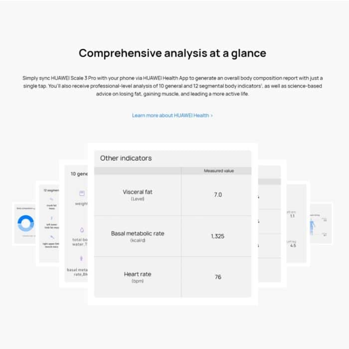 Original Huawei Intelligent Body Fat Scale 3 Pro, Unterstützung WIFI & Bluetooth-Anschluss – Bild 6
