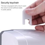 N2001 1000 ml an der Wand montierter Seifenspender mit Tropfinduktion und Sicherheitsverriegelung – Bild 9