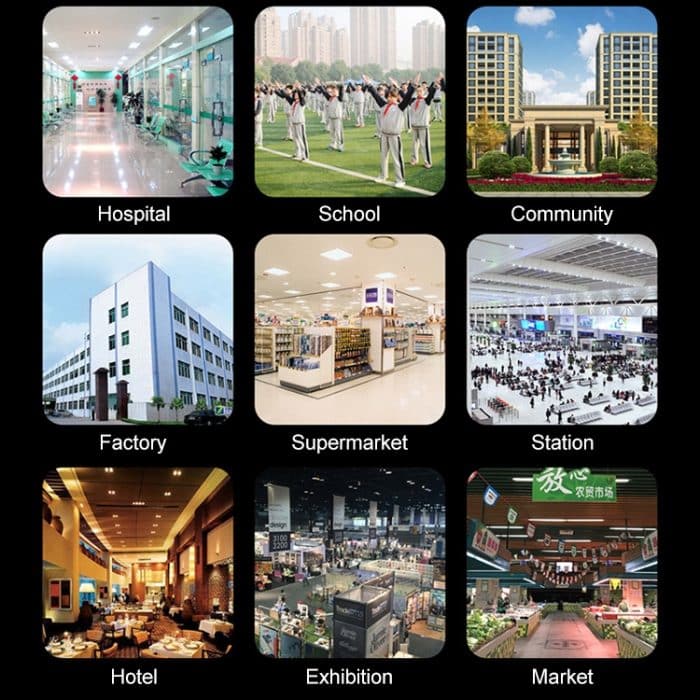 K9 Freisprecheinrichtung, berührungsloser Körper, lichtempfindlicher Abstandssensor, Thermometer + 1000 ml automatischer, berührungsloser Flüssigseifenspender, K9 – Bild 9