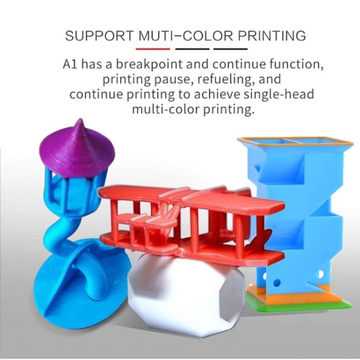 JGAURORA A1 Desktop Hochpräziser Metallplattenrahmen Dreidimensionaler physikalischer 3D-Drucker – Bild 10