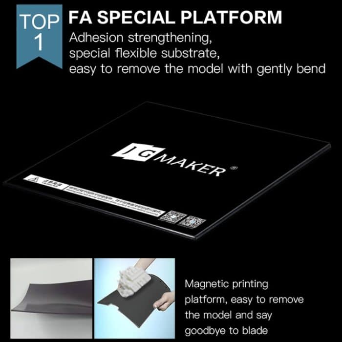 JGAURORA Magic 250W LCD-Desktop-3D-Drucker mit Knopfsteuerung – Bild 9