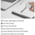 MBrush01 1200 DPI Mini tragbarer bunter Drucker – Bild 7