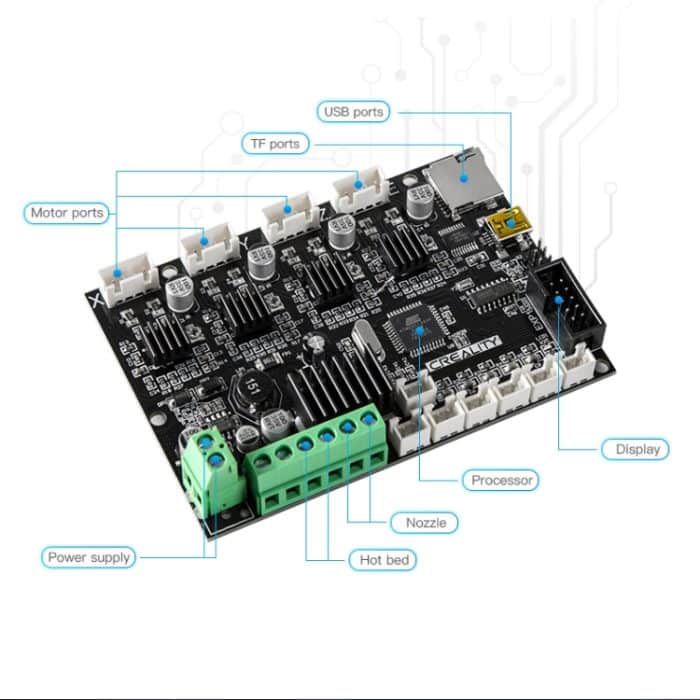Creality Ender-3 / 3Pro Noiseless Motherboard 3D-Druckerteilzubehör – Bild 8