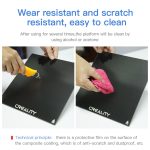 Creality Carborundum Glasplatte Plattform beheizte Bettaufbaufläche für Ender-3 3D-Druckerteil – Bild 8