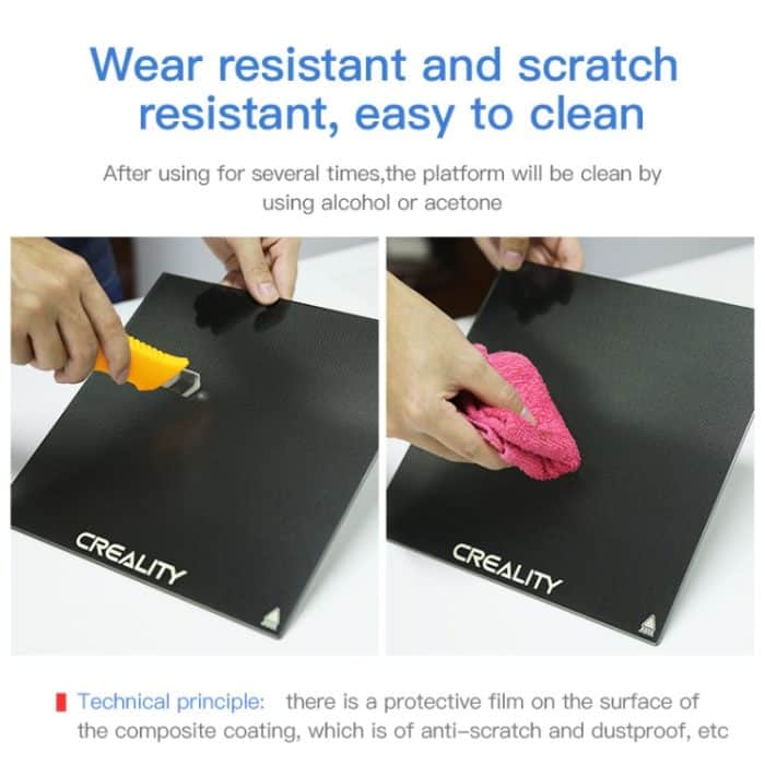 Creality Carborundum Glasplatte Plattform beheizte Bettaufbaufläche für Ender-3 3D-Druckerteil – Bild 8
