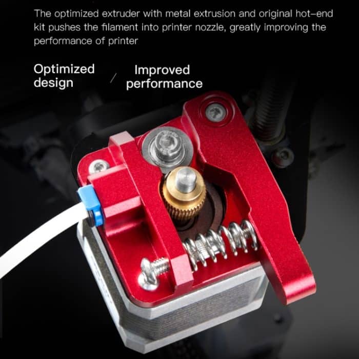 Creality Ganzmetall Red Block Bowden Extruder Kit für Ender-3 / Ender-3 Pro / Ender-3 V2 / CR-10 Pro V2 3D-Drucker – Bild 5