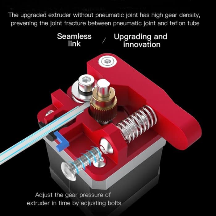 Creality Ganzmetall Red Block Bowden Extruder Kit für Ender-3 / Ender-3 Pro / Ender-3 V2 / CR-10 Pro V2 3D-Drucker – Bild 6