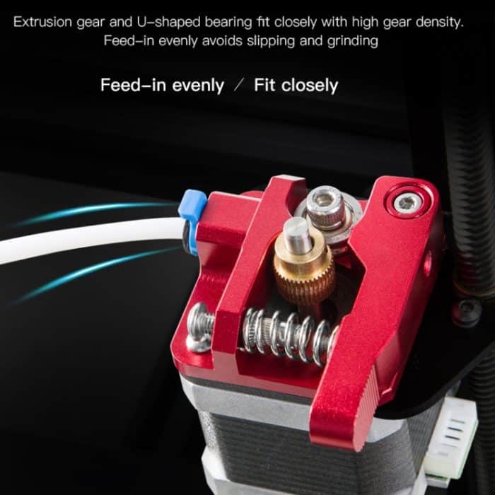 Creality Ganzmetall Red Block Bowden Extruder Kit für Ender-3 / Ender-3 Pro / Ender-3 V2 / CR-10 Pro V2 3D-Drucker – Bild 7
