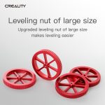 Creality Handgeschraubte Nivelliermutter aus Metall in Rot für Ender-3 / Ender-3 Pro / Ender-3 V2 / CR-10 Pro V2 3D-Drucker – Bild 7