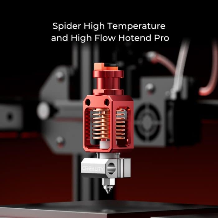 CREALITY 3D-Druckerteil Spider Hochtemperatur- und High-Flow-Hotend Pro (rot) – Bild 2