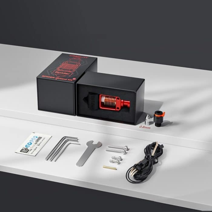 CREALITY 3D-Druckerteil Spider Hochtemperatur- und High-Flow-Hotend Pro (rot) – Bild 11