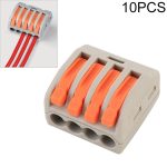 10 PCS 4-Port PCT-Serie Architekturverdrahtungsanschluss LED-Lampe Leiter Verteiler Anschlussdose Drahtverbindung
