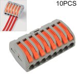 10 PCS 8-Port PCT-Serie Architekturverdrahtungsanschluss LED-Lampe Leiter Verteiler Anschlussdose Drahtverbindung