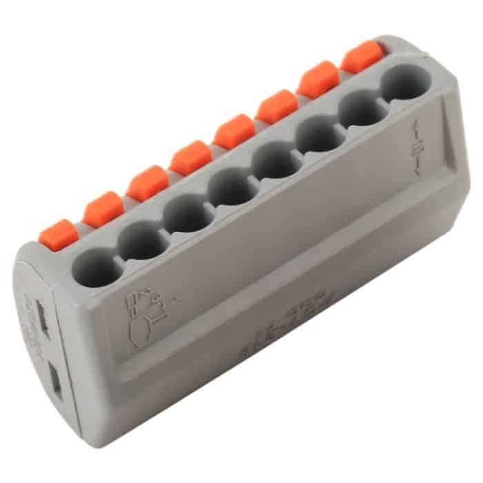 10 PCS 8-Port PCT-Serie Architekturverdrahtungsanschluss LED-Lampe Leiter Verteiler Anschlussdose Drahtverbindung – Bild 4