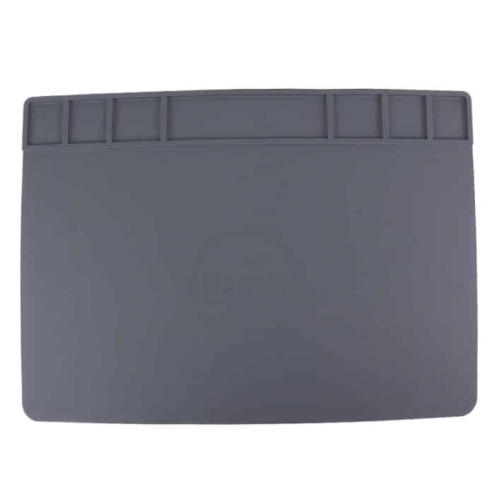 Wartungsplattform Hochtemperatur-hitzebeständige Reparatur-Isolierpad-Silikonmatten, Größe: 49,5 cm x 34,7 cm, 49.5cm x 34.7cm Grey – Bild 1