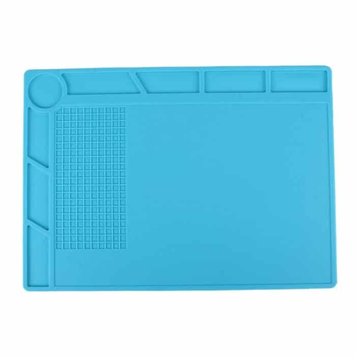 Wartungsplattform Hochtemperatur-hitzebeständige Reparatur-Isolierpad-Silikonmatten mit Schraubenposition, Größe: 35 cm x 25 cm, 35cm x 25cm Blue, 35cm x 25cm Black – Bild 2