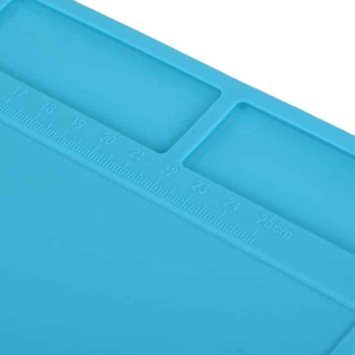 Wartungsplattform Hochtemperatur-hitzebeständige Reparatur-Isolierpad-Silikonmatten mit Schraubenposition, Größe: 35 cm x 25 cm, 35cm x 25cm Blue, 35cm x 25cm Black – Bild 5