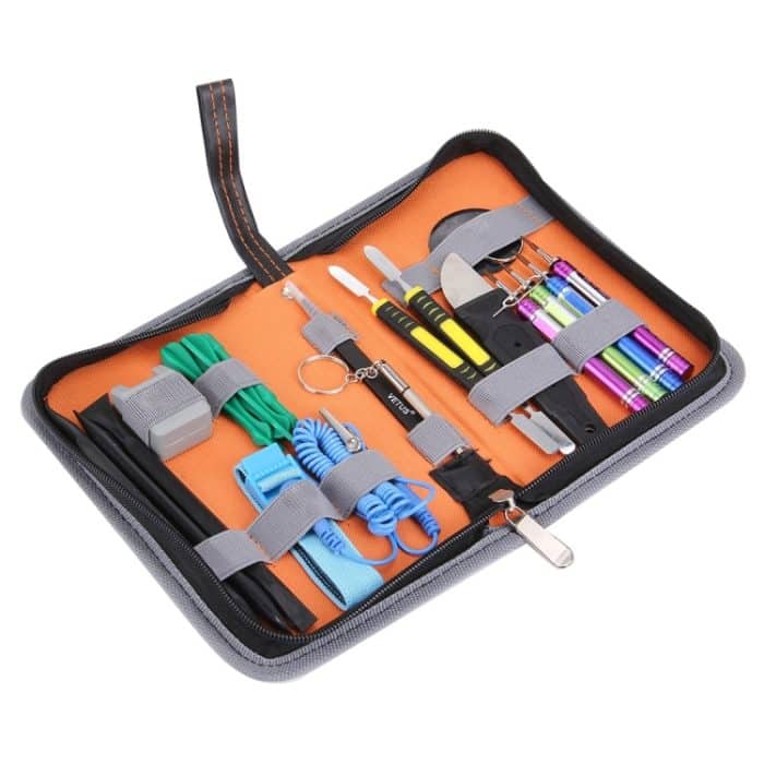 Geeignete professionelle Schraubendreher Reparatur Open Tool Kit mit Lederhandtasche für iPhone 7 & 7 Plus – Bild 6