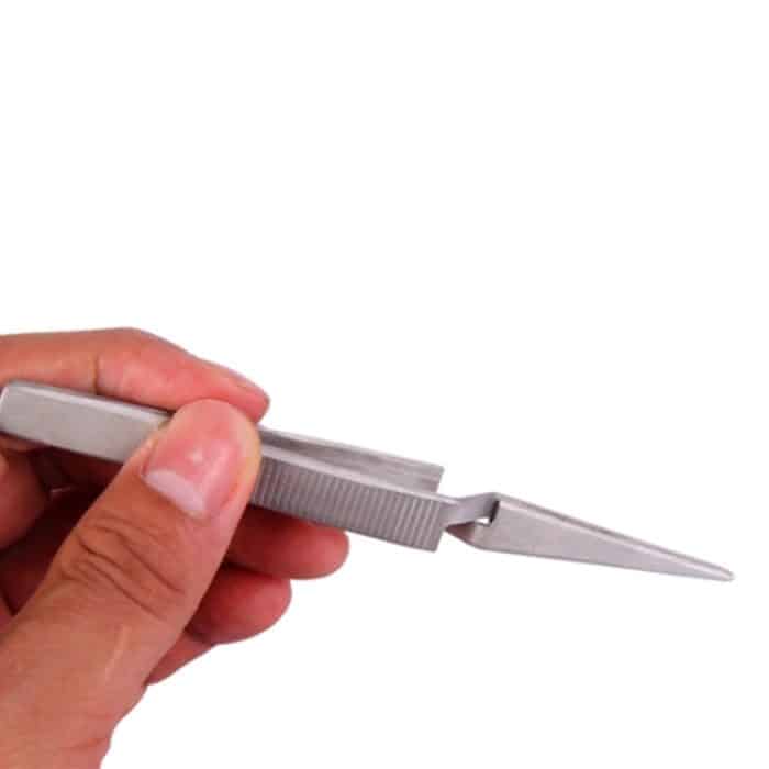 BEST BST-F12.5 Selbstgeschlossene gerade Laborpinzette aus Edelstahl – Bild 6