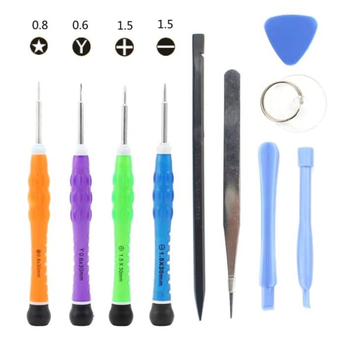 ETP6563.jpg JIAFA JF-8109 10-in-1-Reparaturwerkzeugset für iPhone 7 & 7 Plus / Samsung – Bild 1