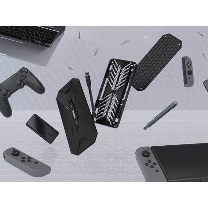 JAKEMY JM-8175 50 in 1 Doppelseitiger Außenkasten Multifunktions- und Präzisionsschraubendreher-Werkzeugsatz – Bild 12