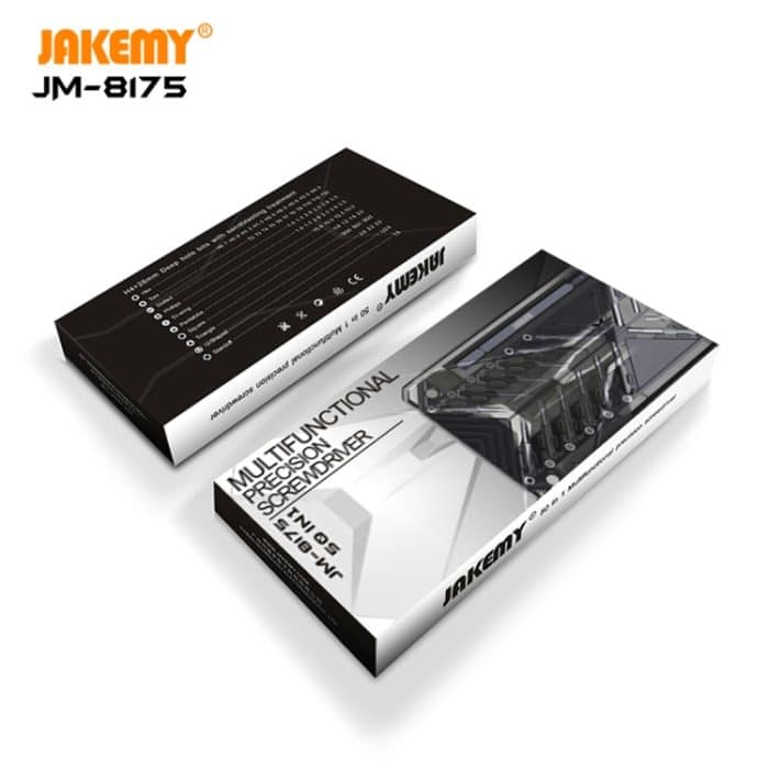 JAKEMY JM-8175 50 in 1 Doppelseitiger Außenkasten Multifunktions- und Präzisionsschraubendreher-Werkzeugsatz – Bild 4
