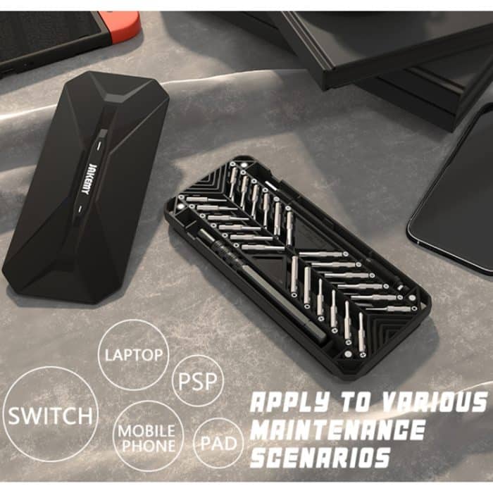 JAKEMY JM-8175 50 in 1 Doppelseitiger Außenkasten Multifunktions- und Präzisionsschraubendreher-Werkzeugsatz – Bild 10